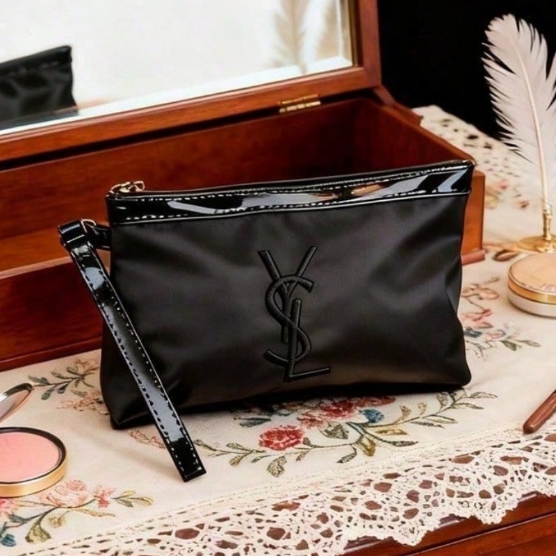 Ysl Beauty Makeup Bag - YSL Classic Cosmetic Bag For Women