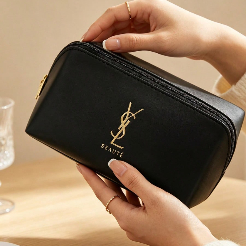 Ysl Beauty Makeup Bag - YSL Large Capacity Cosmetic Bag Women