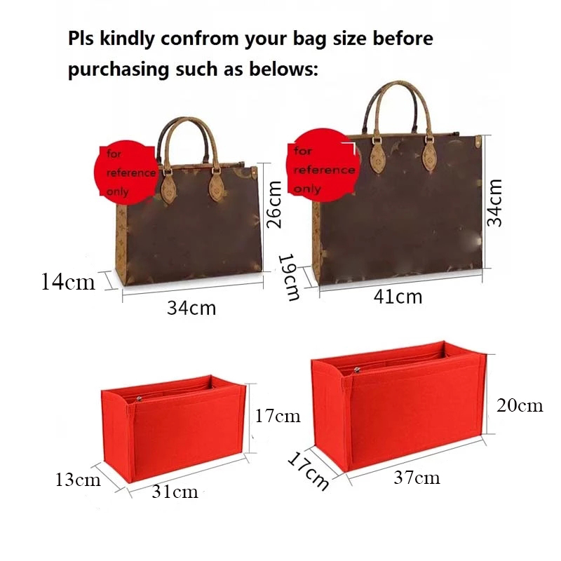 Felt Cloth Insert Bag Fits BOO - огляд і ціна Ysl Beauty Makeup Bag