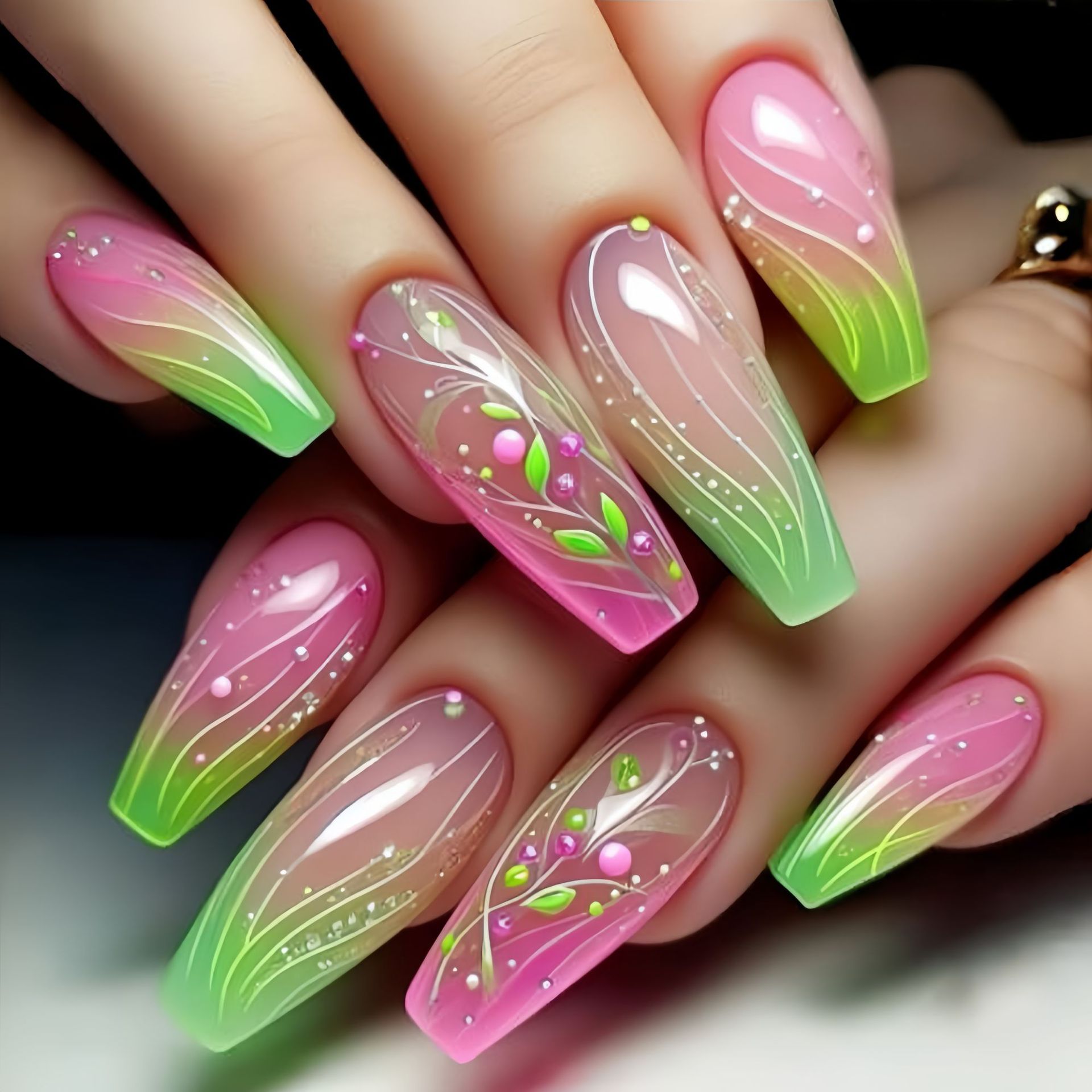 Short Medium long fake nails f - огляд і ціна Nail Extension Tips
