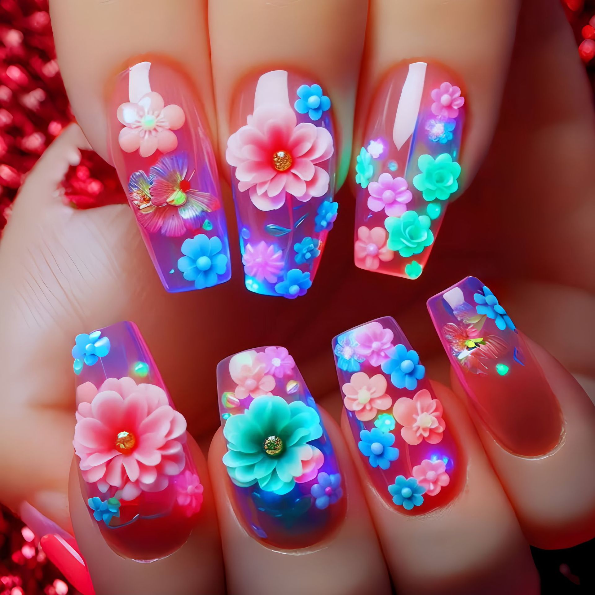 Short Medium long fake nails f - огляд і ціна Nail Extension Tips