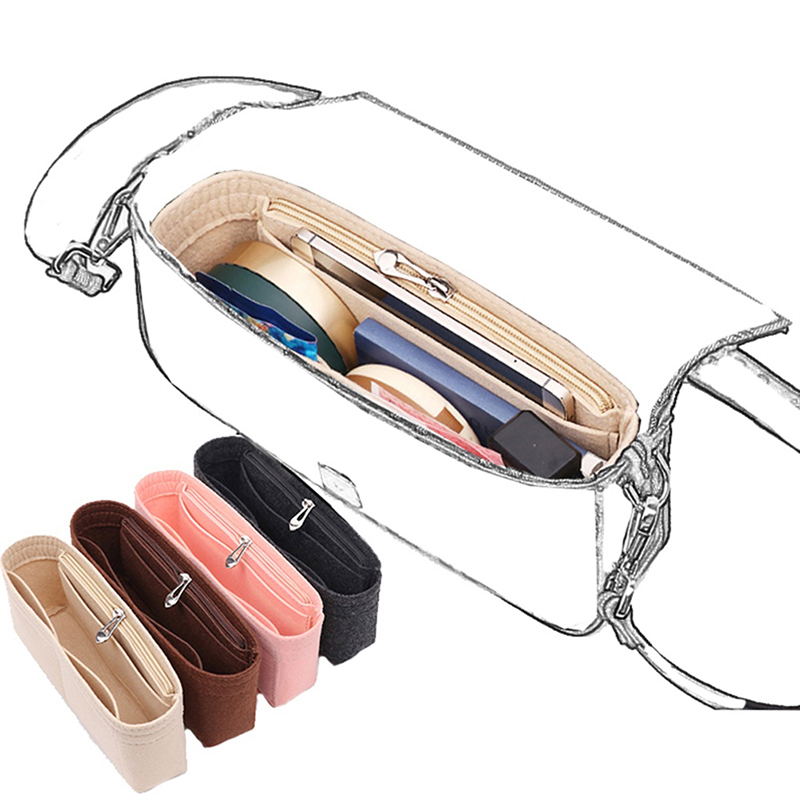 1PC Felt Insert Bag Organizer, - огляд і ціна Ysl Beauty Makeup Bag