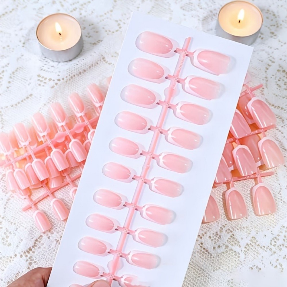 120PCS Short Square French Tip - огляд і ціна Nail Extension Tips