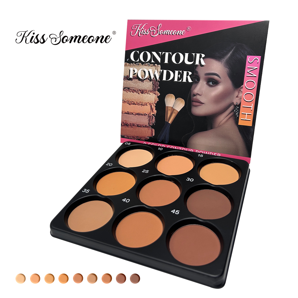 9 Color Powder Contour Palette - огляд і ціна Beauty Makeup Palette