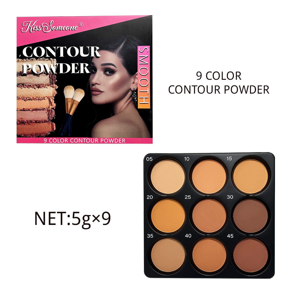 9 Color Powder Contour Palette - огляд і ціна Beauty Makeup Palette