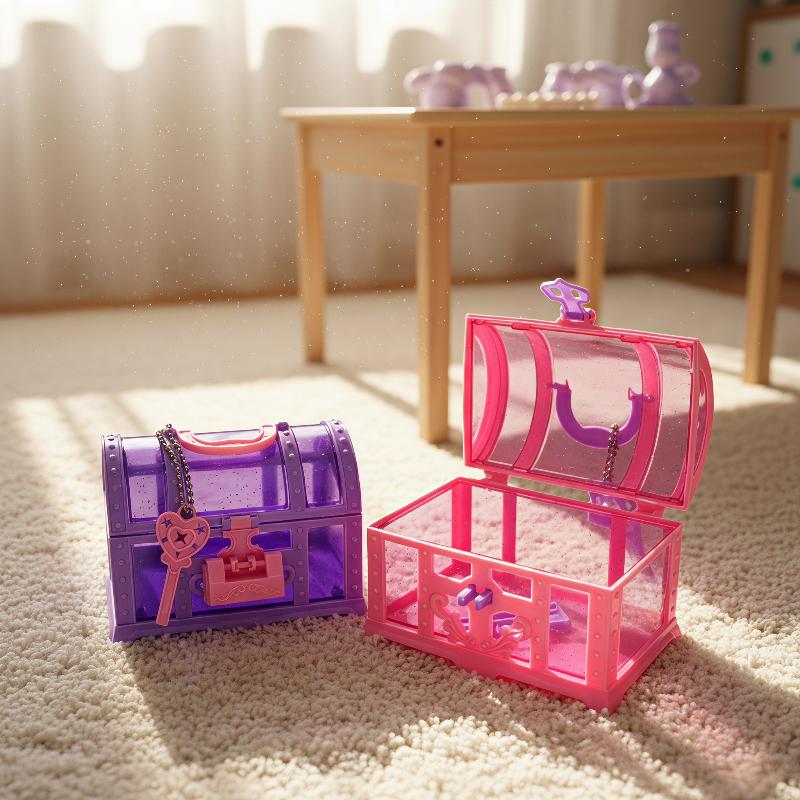Cute Plastic Lockable Treasure - огляд і ціна Beauty Makeup Box Set