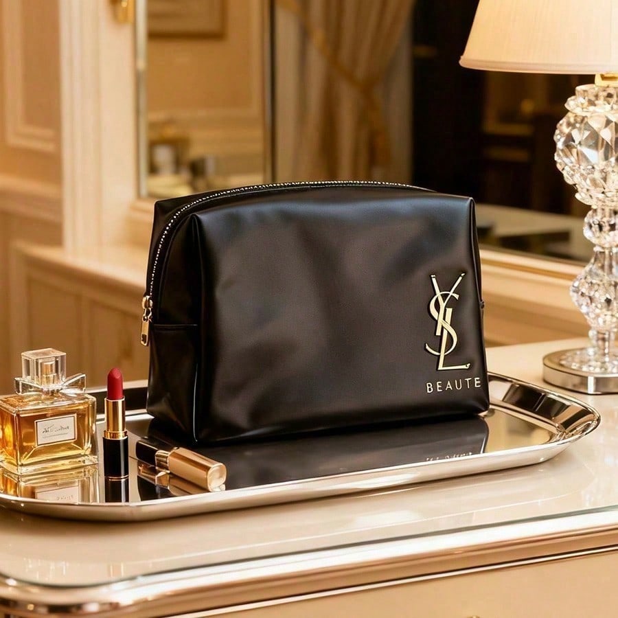 YSL Designer Classic Black Cos - огляд і ціна Ysl Beauty Makeup Bag