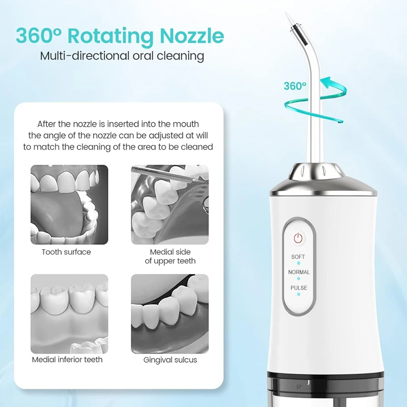 Portable Dental Water Flosser  - огляд і ціна Micellar Water Cleanser