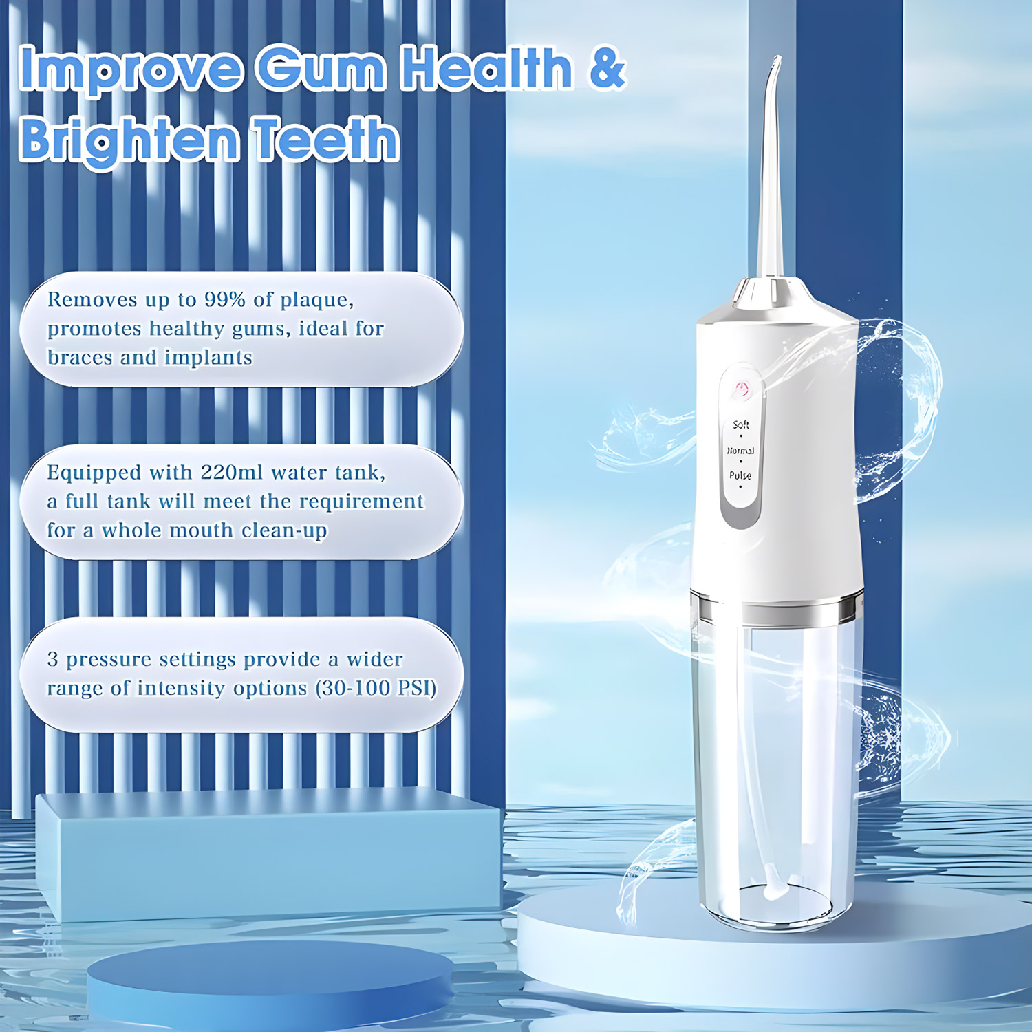 Portable Oral Irrigator USB Re - огляд і ціна Micellar Water Cleanser