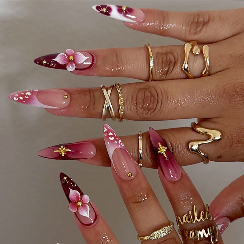 24Pcs French Blush Pink Design - огляд і ціна Nail Extension Tips