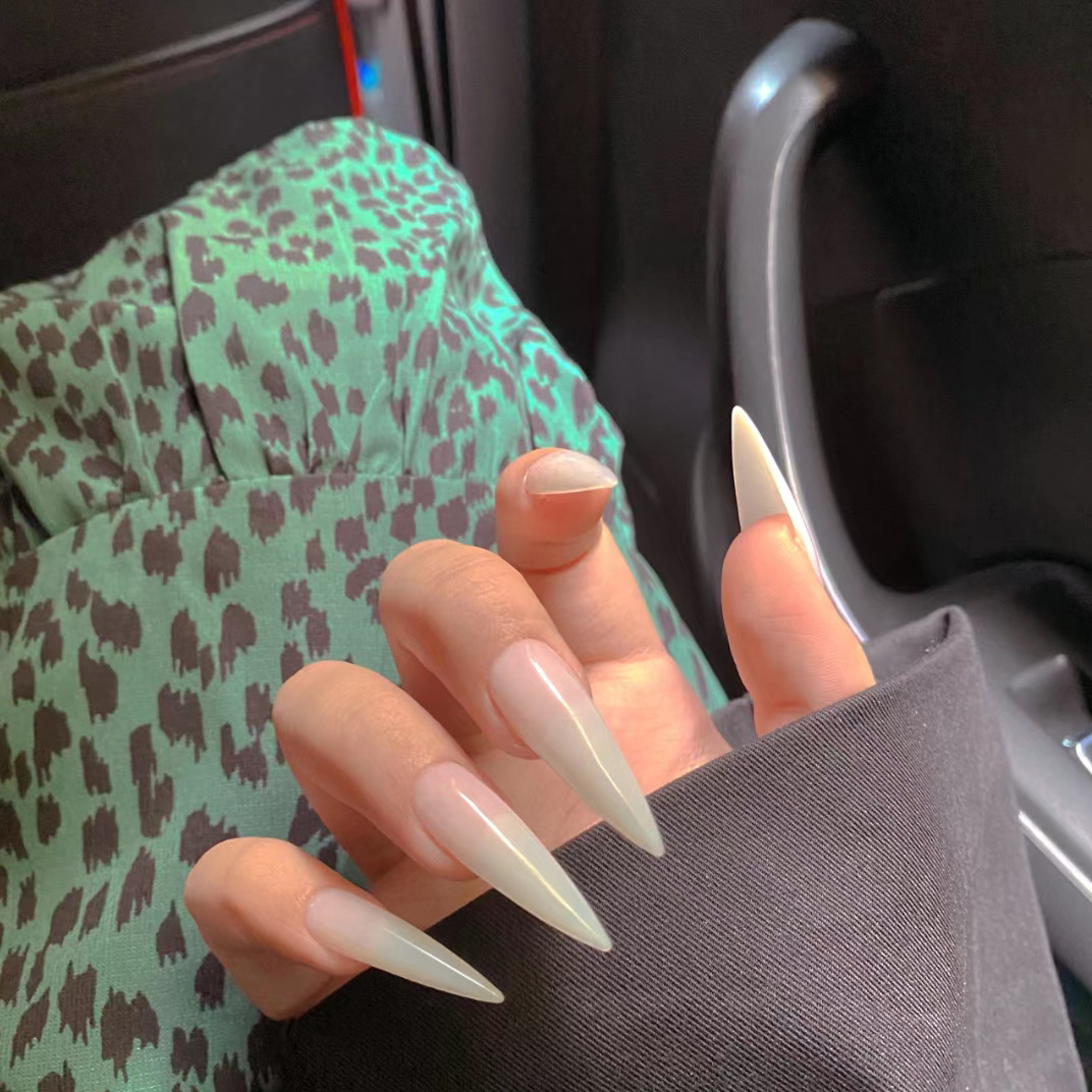 Long Stiletto Fake Nails Chine - огляд і ціна Nail Extension Tips